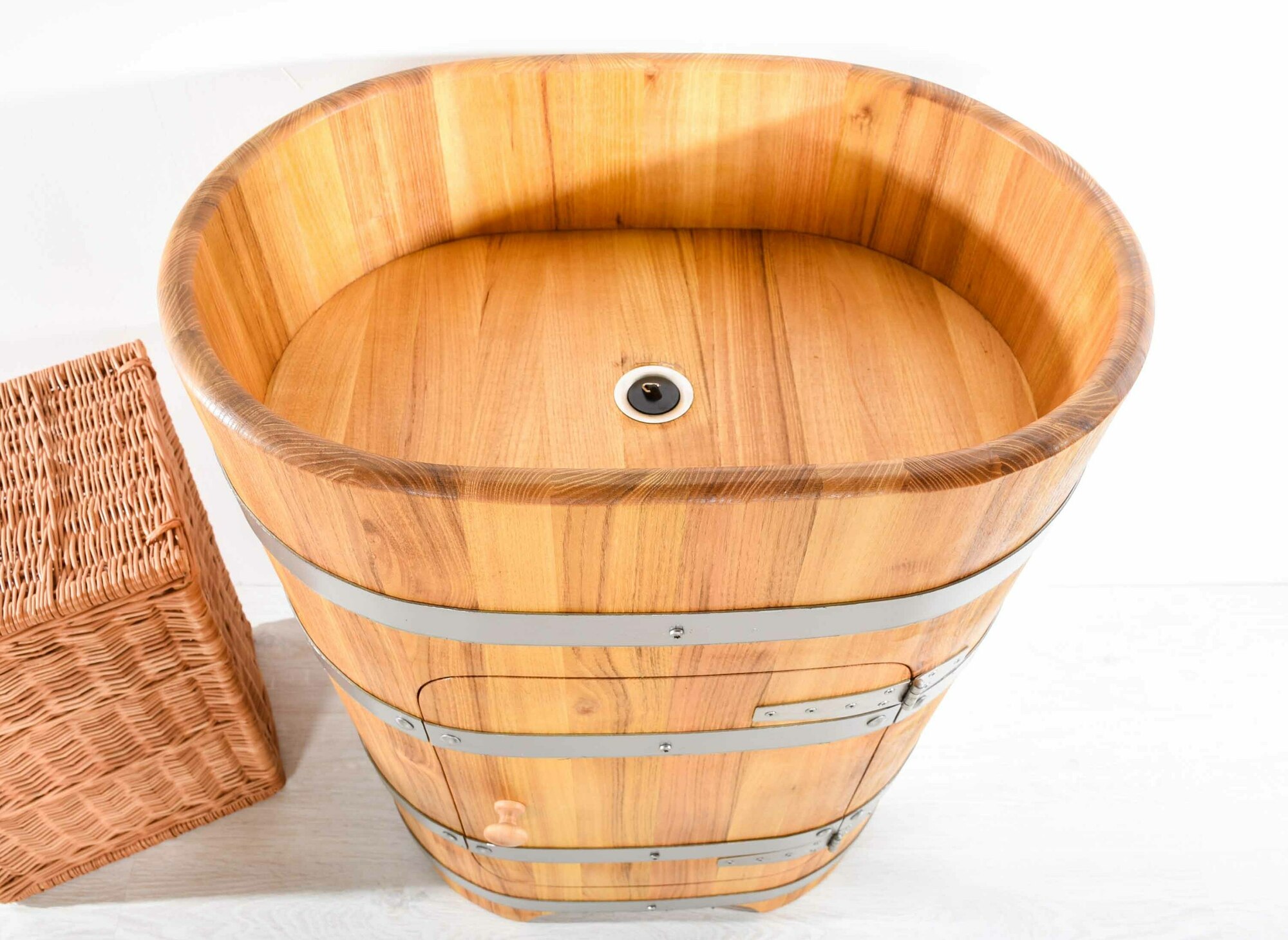 baignoire bois Meuble avec vasque intégrée  Hauteur 85, Largeur 45, Longueur 65 | Photo 1
